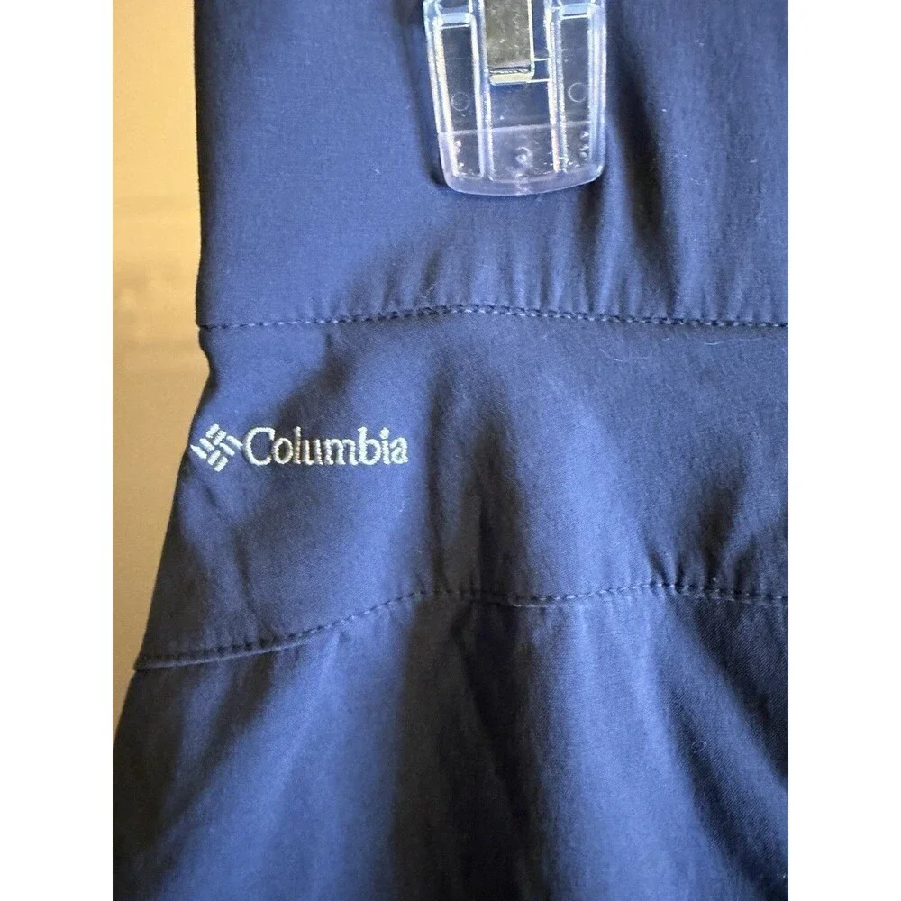 Women Columbia Omni Shield Navy Blue Cinch Side Golf Tennis Skort L - Picture 7 of 12